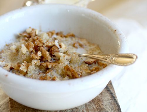 Quinoa con le noci e il miele