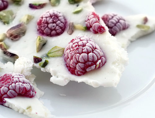 Yogurt gelato croccante